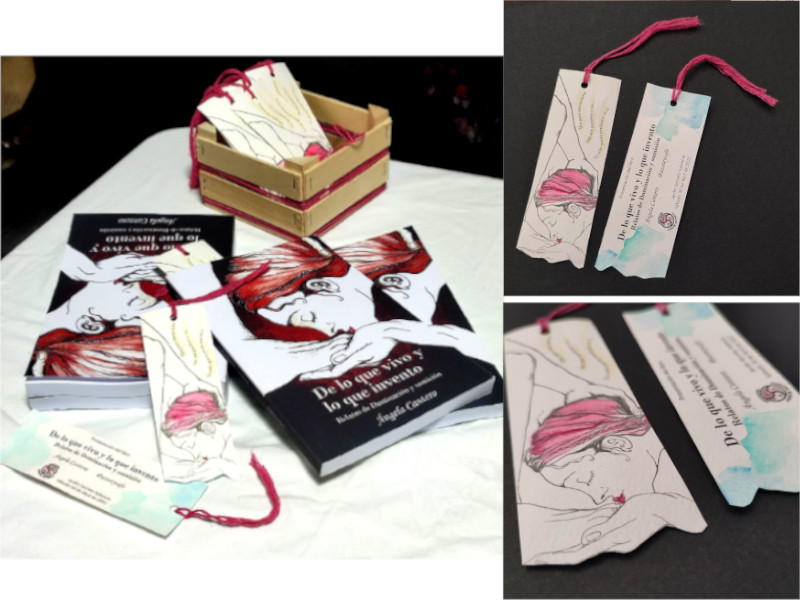 De lo que vivo y lo que invento - Marcapáginas