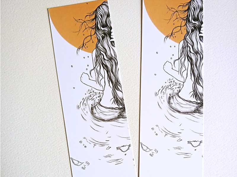 Merula - Marcapáginas