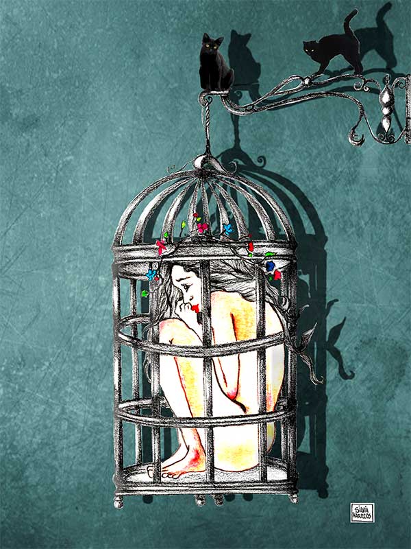 Serie Pandemia - Enjaulada