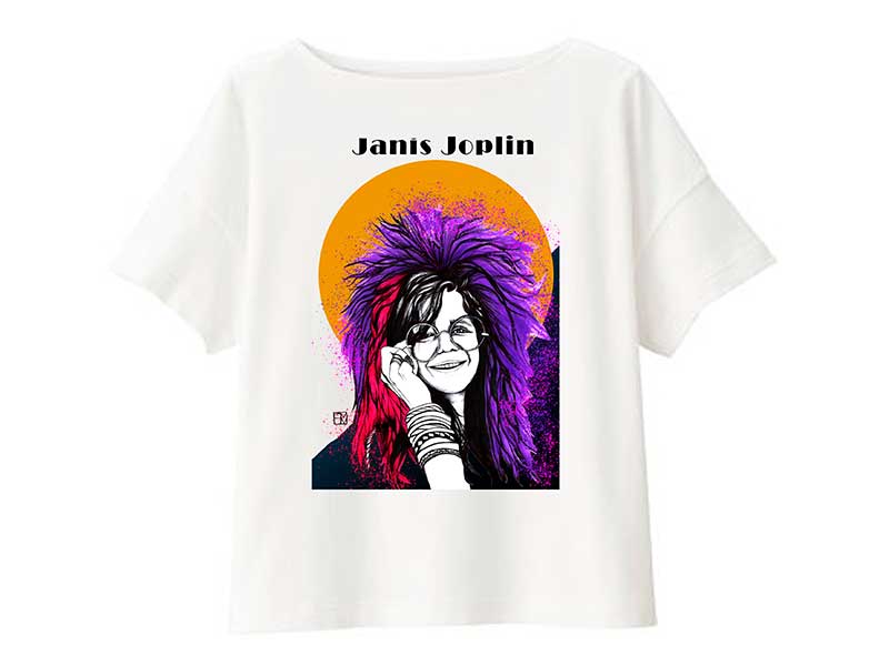 Camiseta Janis Joplin