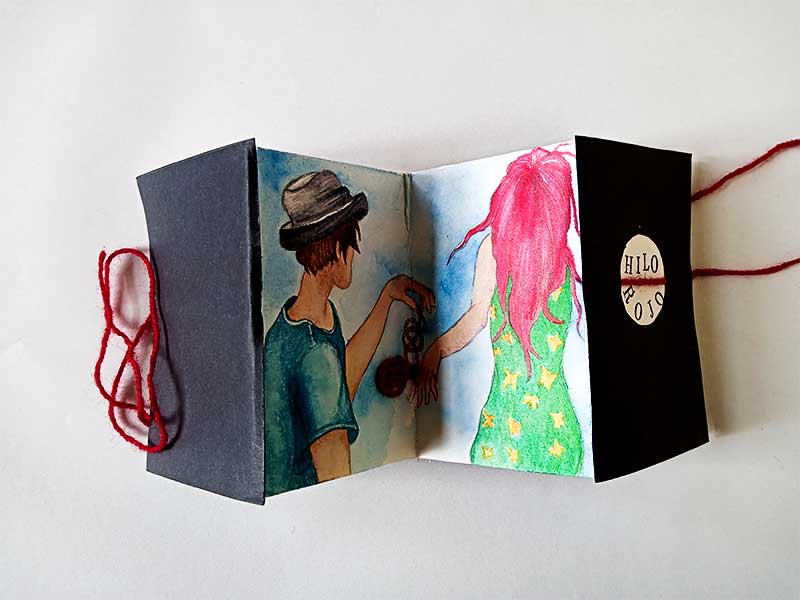 Libros de Artista - Hilo Rojo Detrás